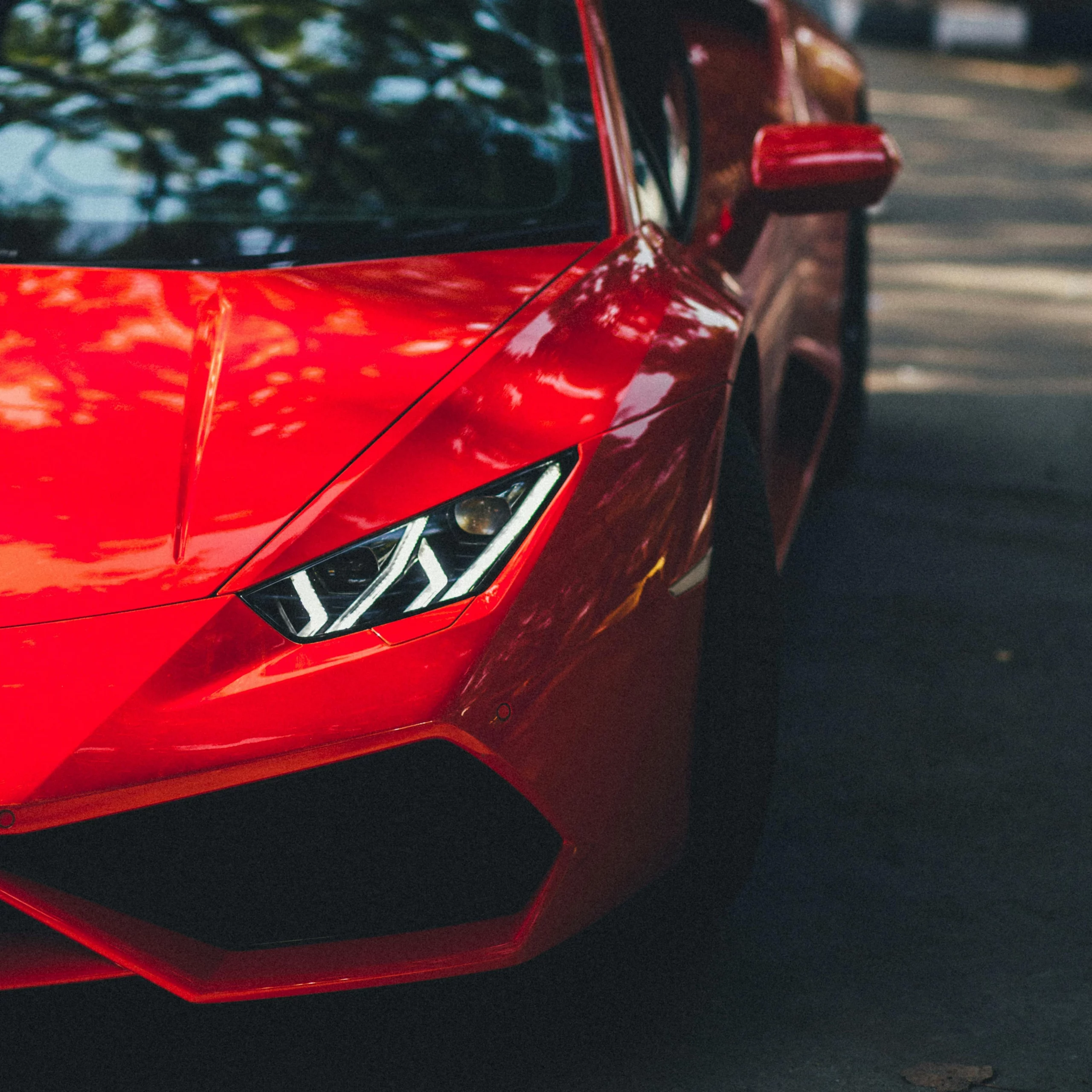 Red car